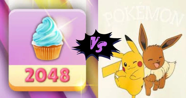 2048 Cupcakes vs 2048 Pokemon 2048 Cupcakes vs 2048 Pokemon